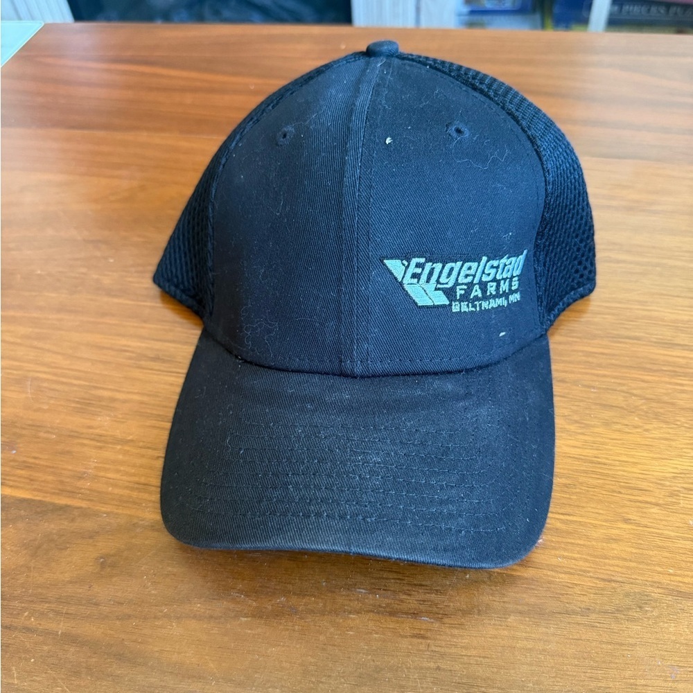 Engelstad Farms Black Mesh Cap